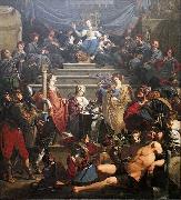 Theodoor Rombouts Allegory of the Court of Justice of Gedele in Ghent oil on canvas